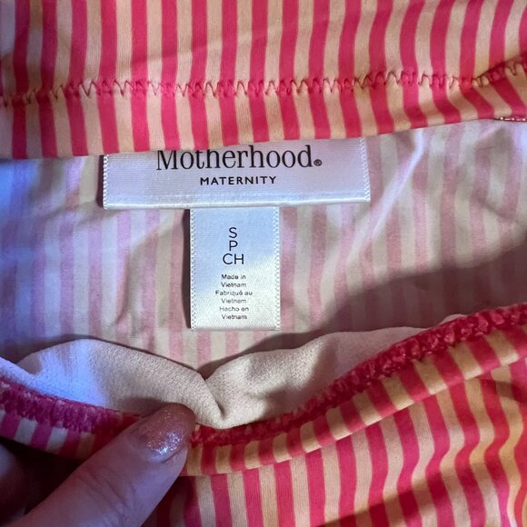 Motherhood Maternity Ruffled Tankini Swimsuit size small - Picture 3 of 4